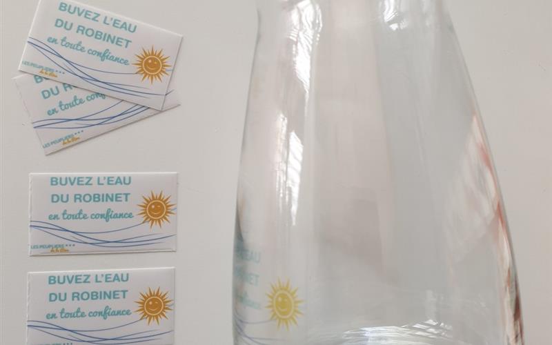 Drink tap water and reduce plastic pollution Les Peupliers de la rive Vendée